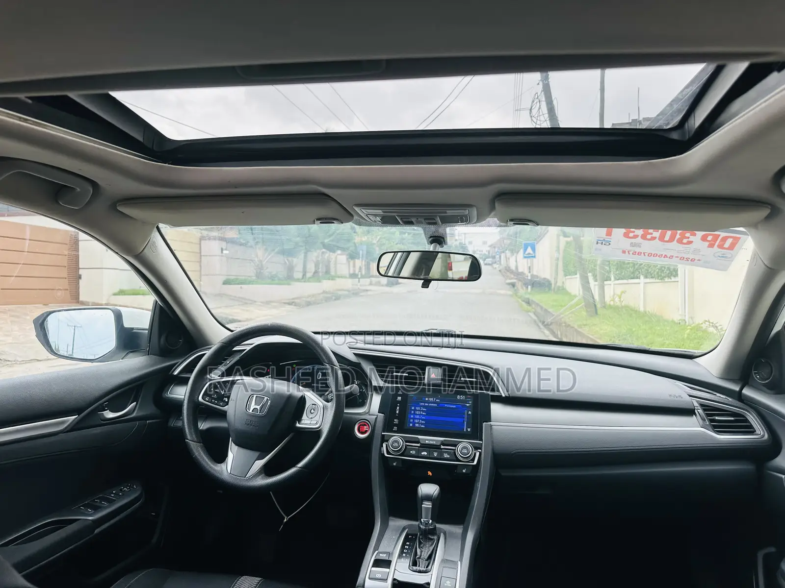 Honda Civic EX-L 4dr Sedan (1.5L 4cyl) 2017 White