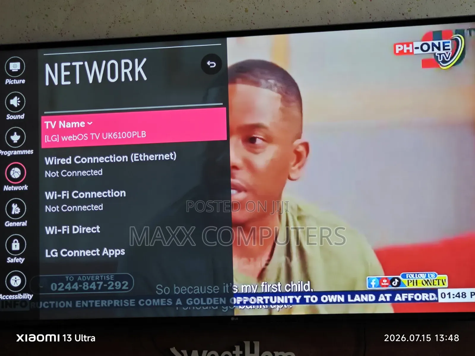 65 Inches LG Smart TV