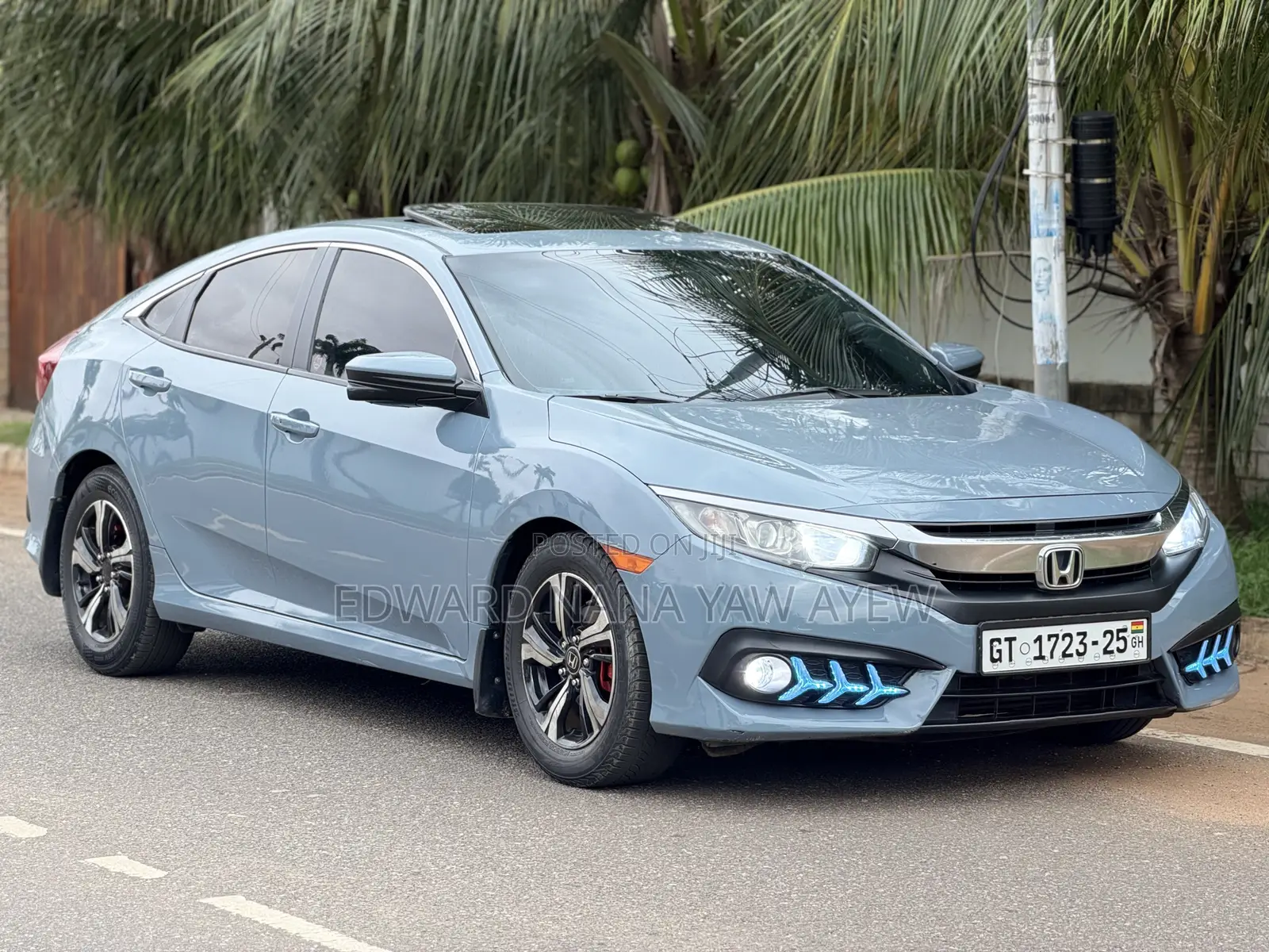 Honda Civic EX 4dr Sedan (2.0L 4cyl) 2017 Blue