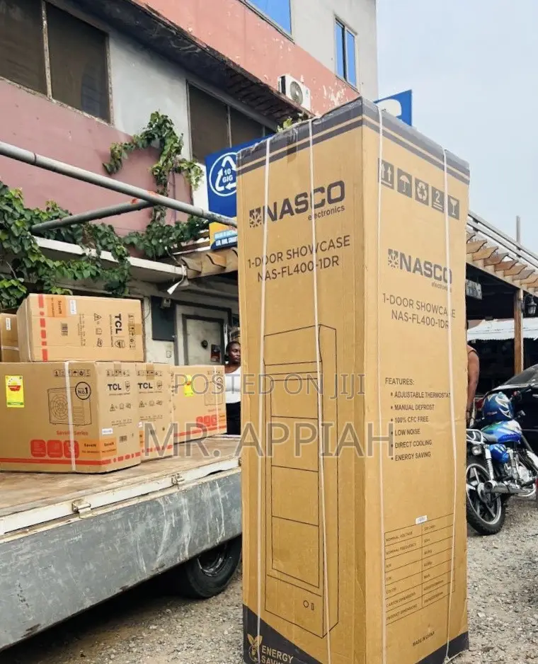Choose Premium Nasco Single Door Fridge(Glass Door) NAS-FL400-1DR