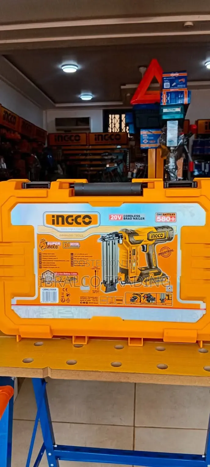 Ingco Cordless Brad Nailer