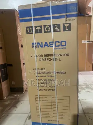 Double Door Nasco 113L Top Mount Freezer Fridge(NASF2-13fl)