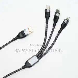 Heatz ZC311 3-in-1 High Speed USB Data Cable