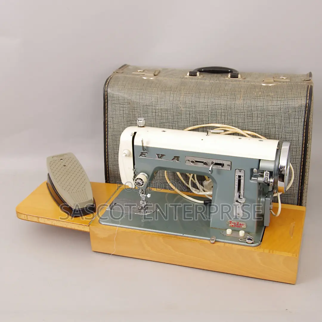 Vintage Eva Zig Zag Sewing Machine From Germany