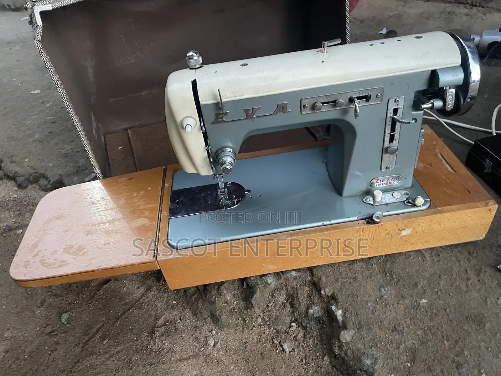 Vintage Eva Zig Zag Sewing Machine From Germany