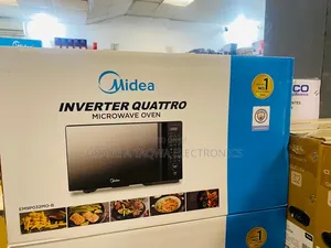 Sleek Black Media 32 Litre Grill Microwave