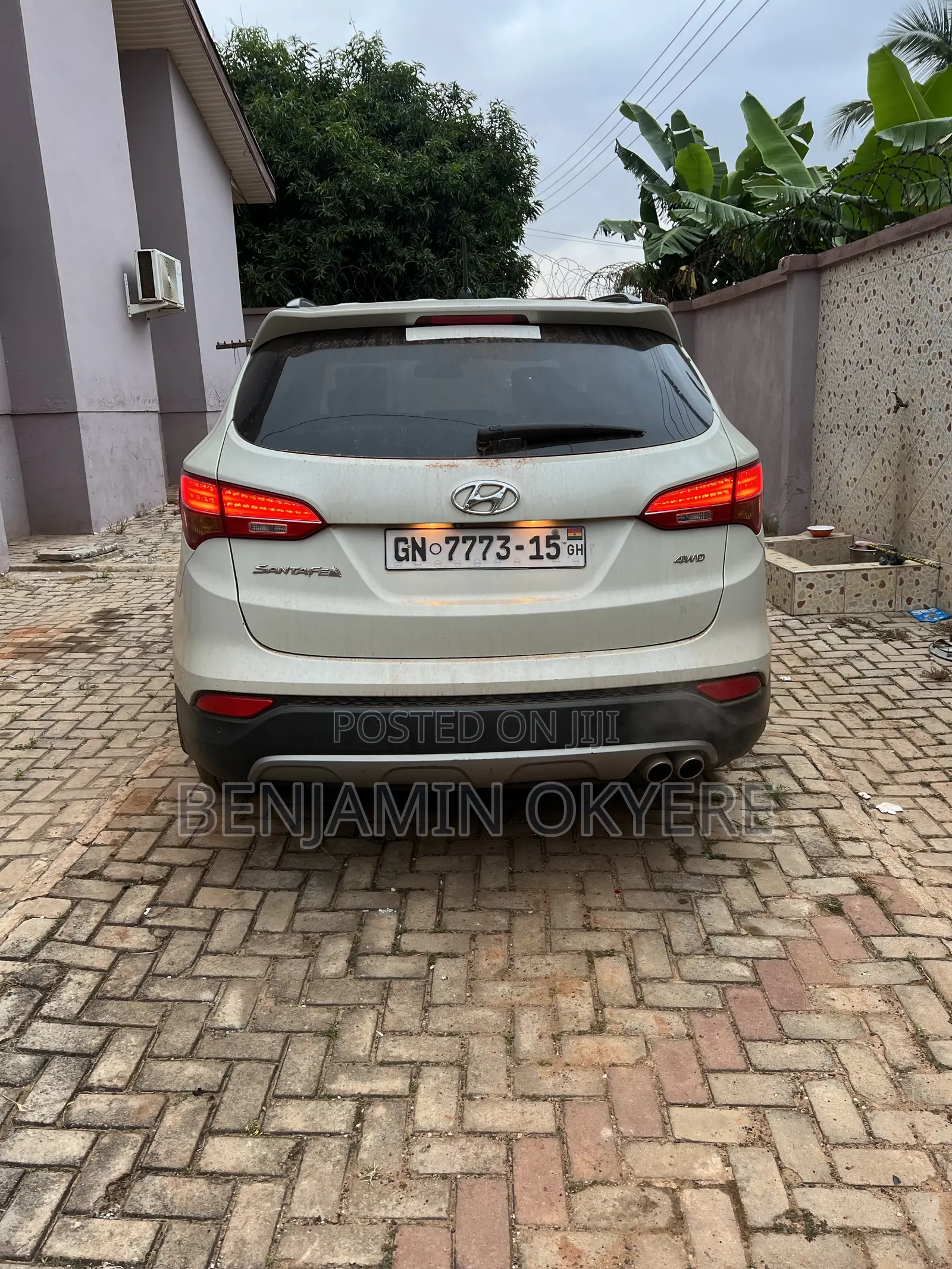 Hyundai Santa Fe 2015 White