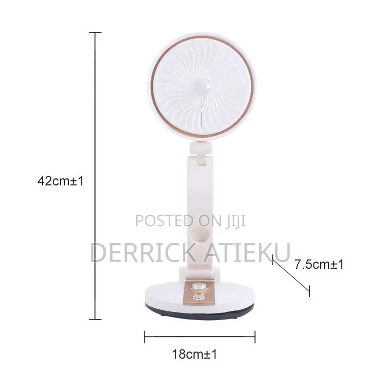 Rechargeable Table Top Fan