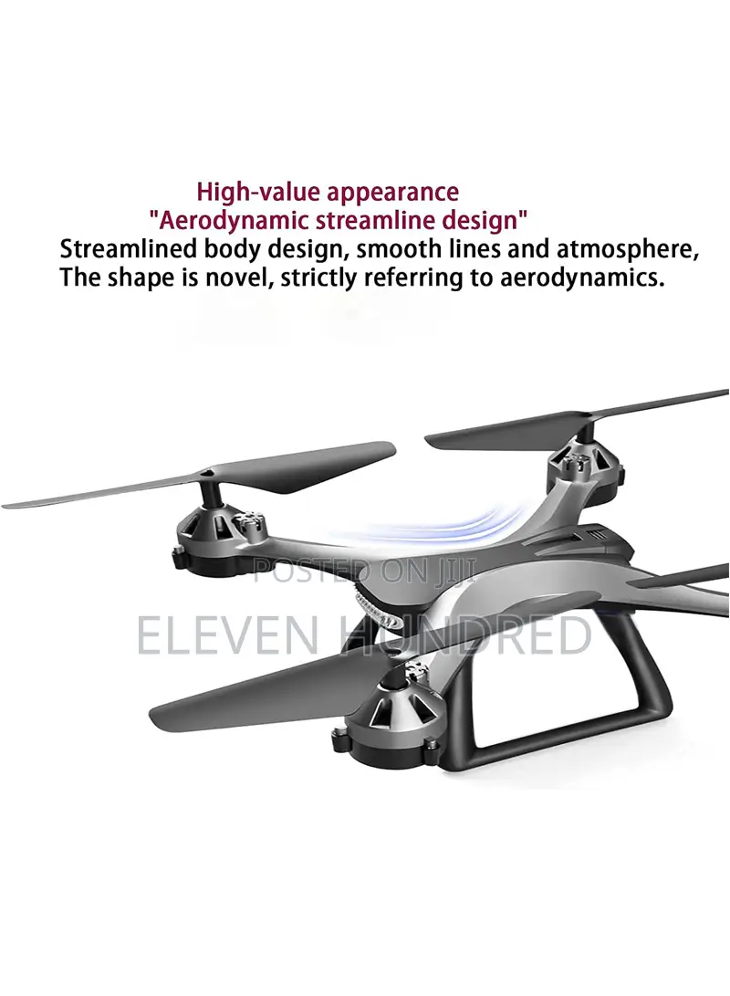 Foldable Remote Drone Quadcopter - 25 Mins Flight Time, 300m Range