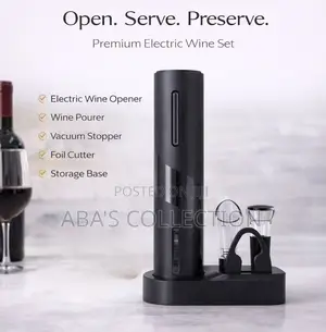 Wine Opener Set (Electric Rechargeable Automatic Corkscrew)