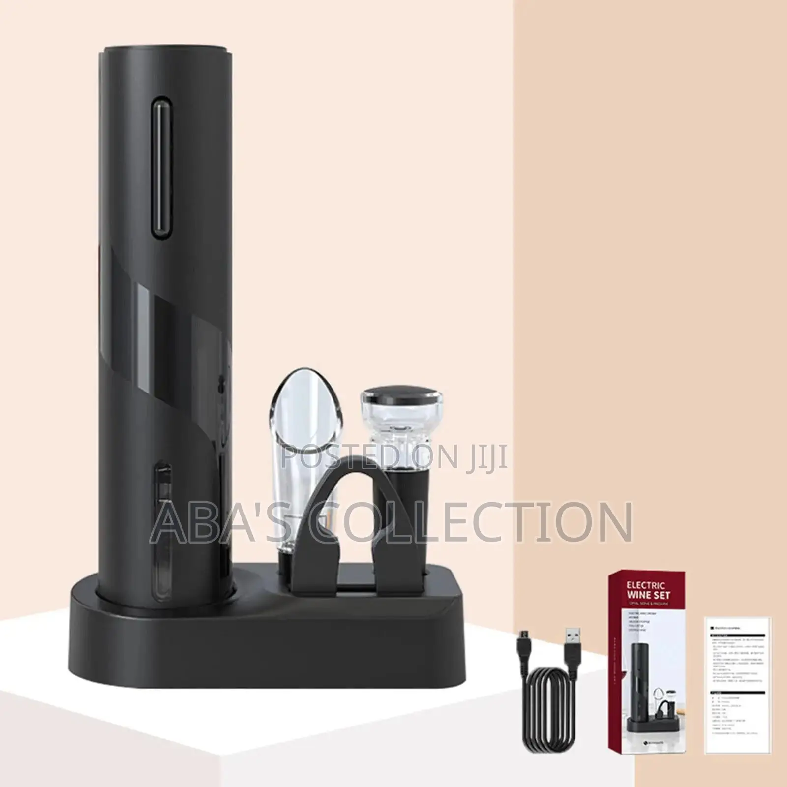 Wine Opener Set (Electric Rechargeable Automatic Corkscrew)