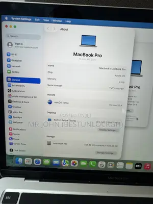 Laptop Apple MacBook Pro 2022 M2 8GB Apple M2 SSD 512GB