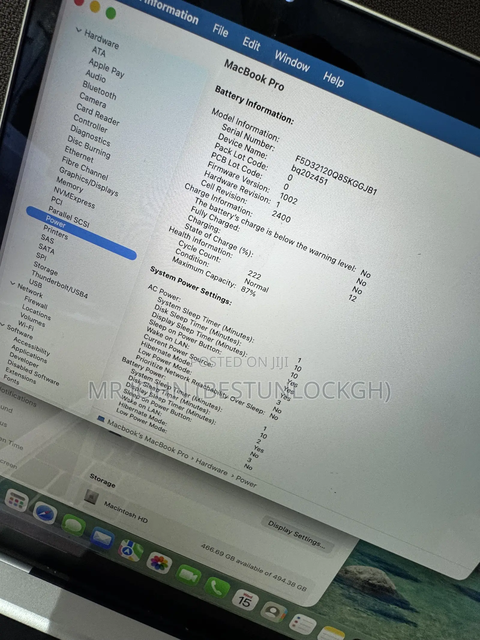 Laptop Apple MacBook Pro 2022 M2 8GB Apple M2 SSD 512GB