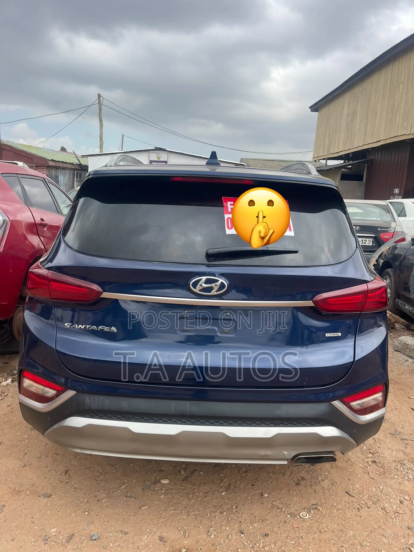 Hyundai Santa Fe SE AWD 2018 Blue