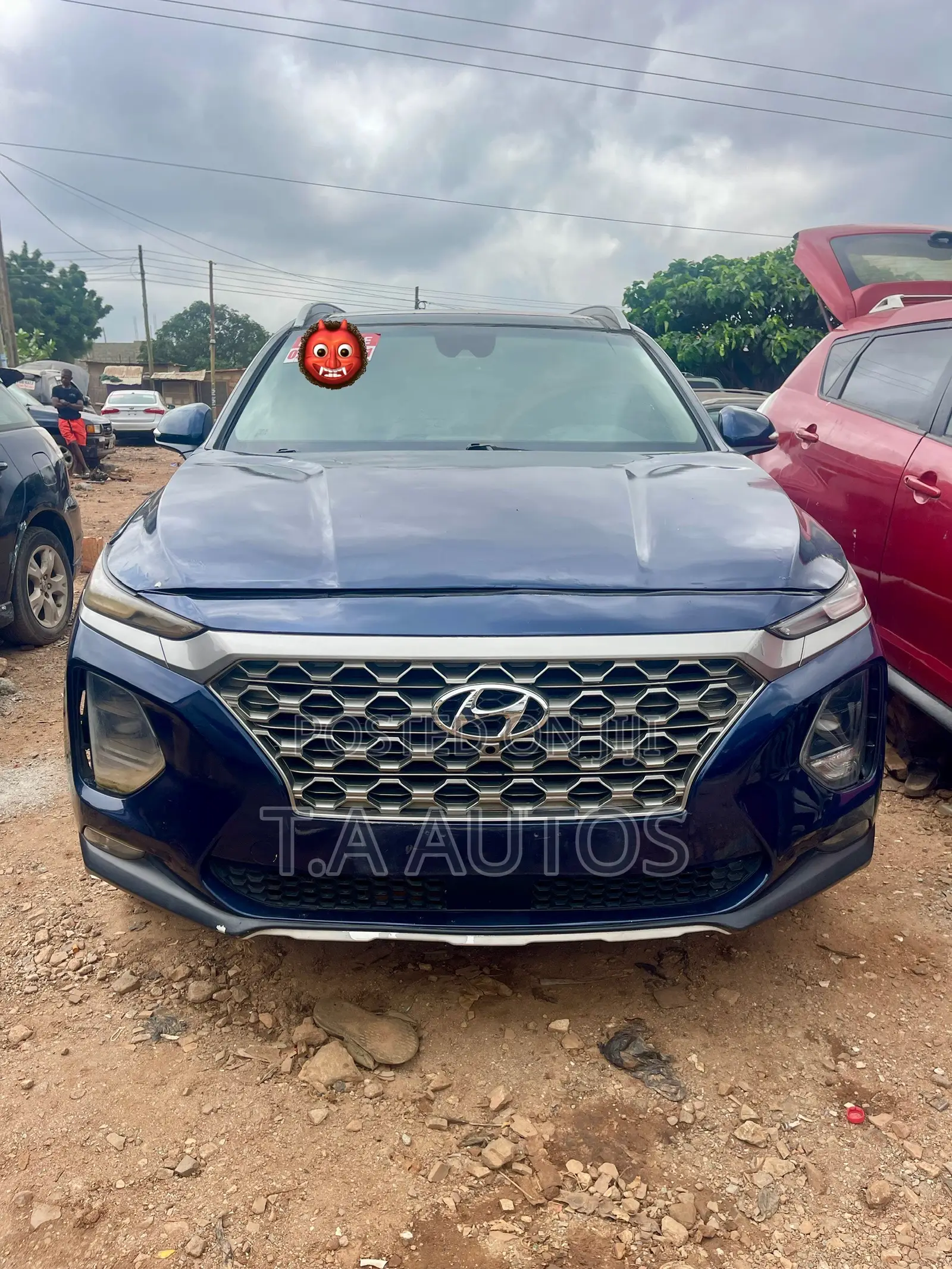Hyundai Santa Fe SE AWD 2018 Blue