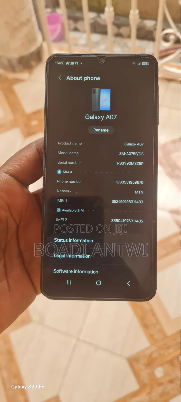 Samsung Galaxy A07 128 GB Black