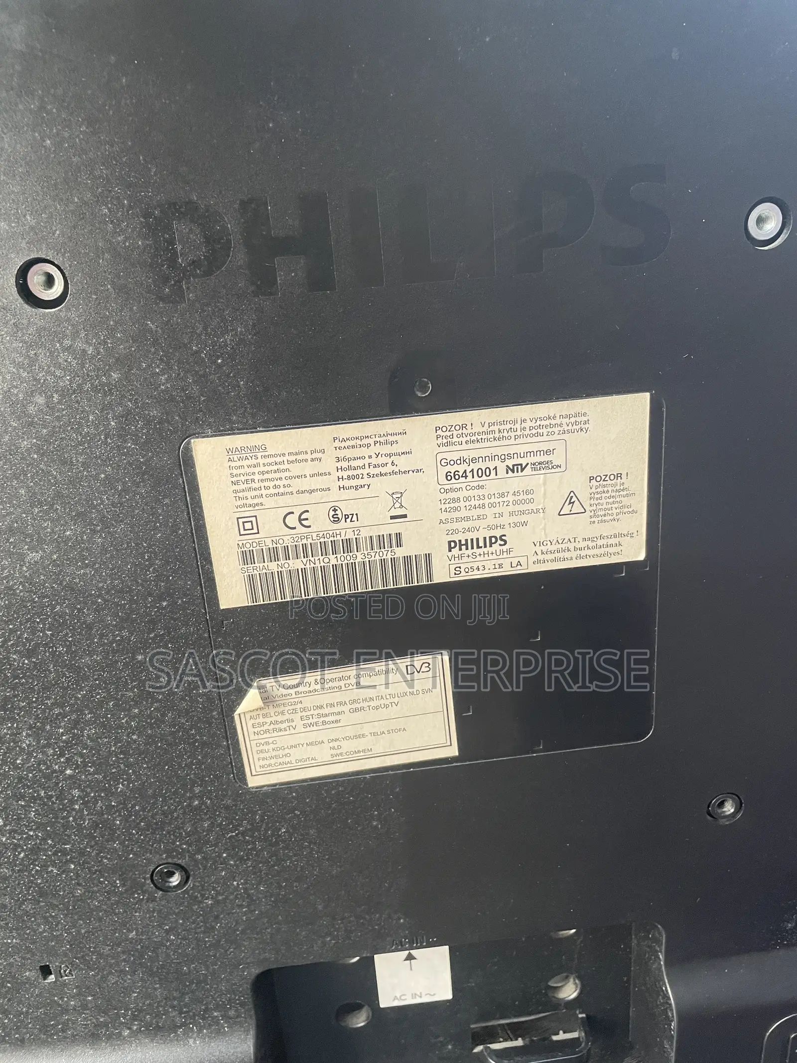 2,37-Inch Philips 37pfl5405h/1 Full HD