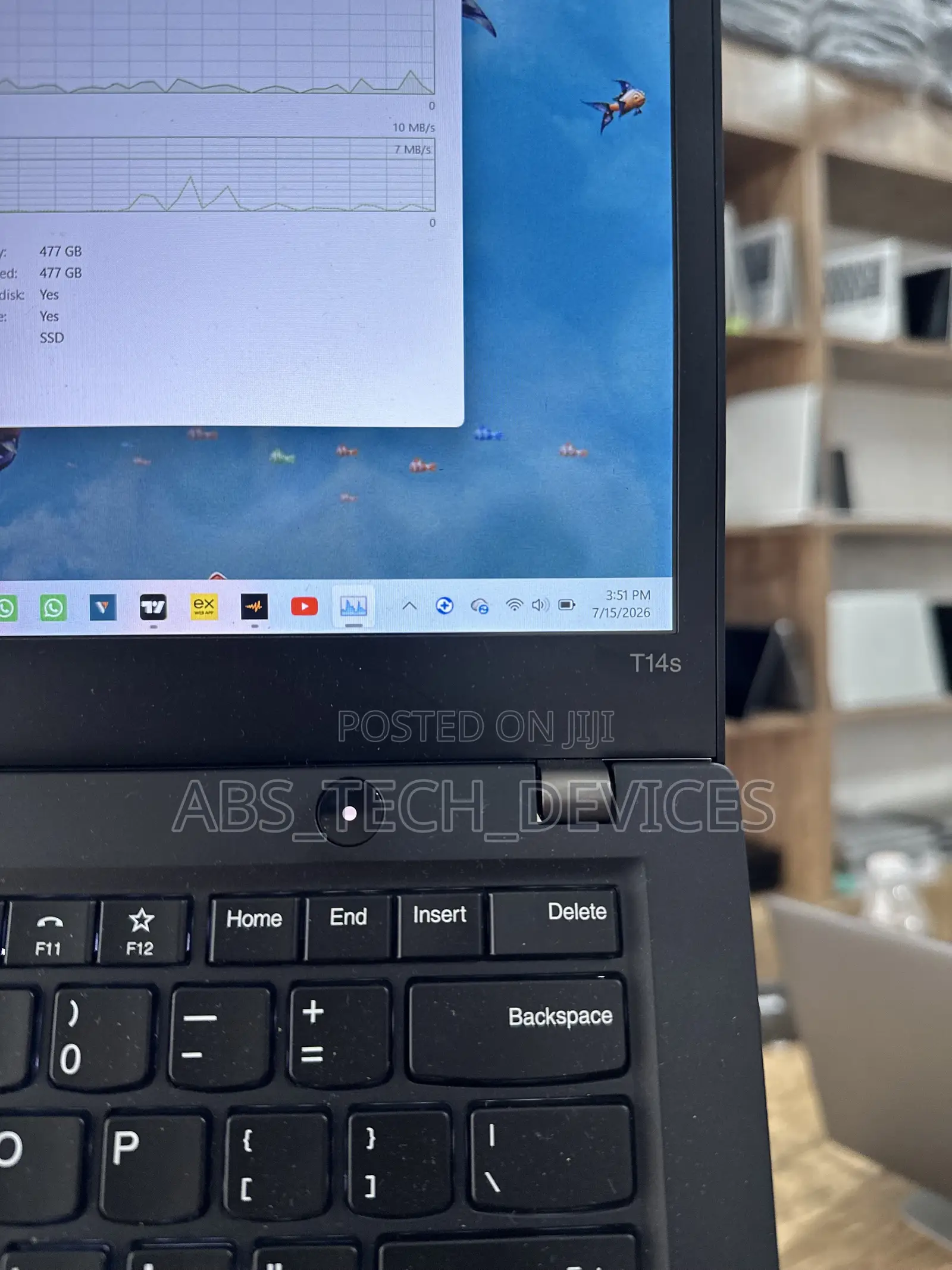 Laptop Lenovo ThinkPad T14s Gen 1 16GB Intel Core i7 SSD 512GB