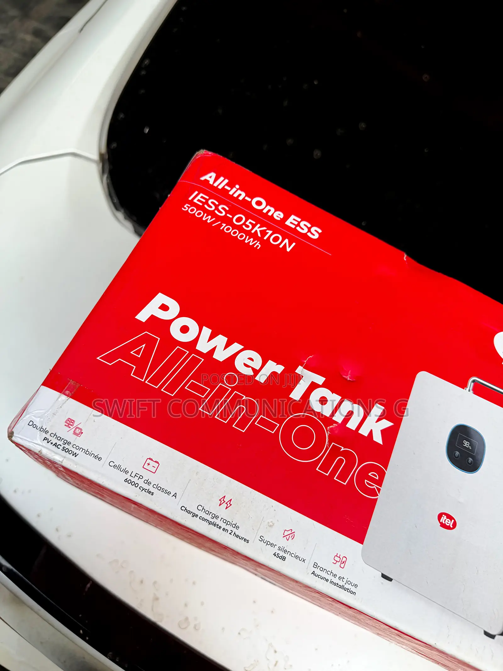 Portable Power Station 500W X2 Output Itel Powertank