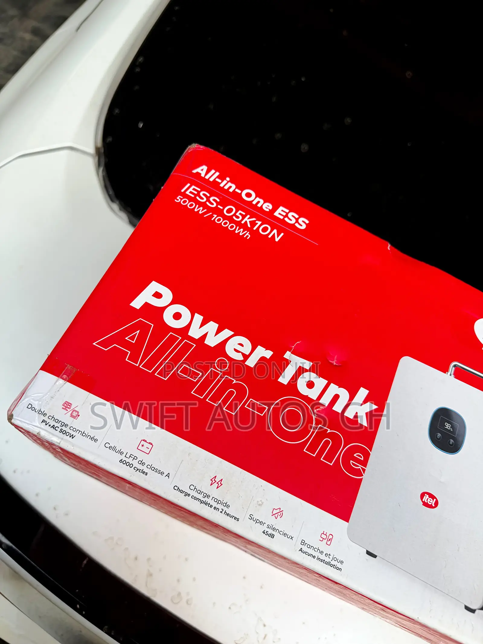 Portable Power Station 500W X2 Output Itel Powertank