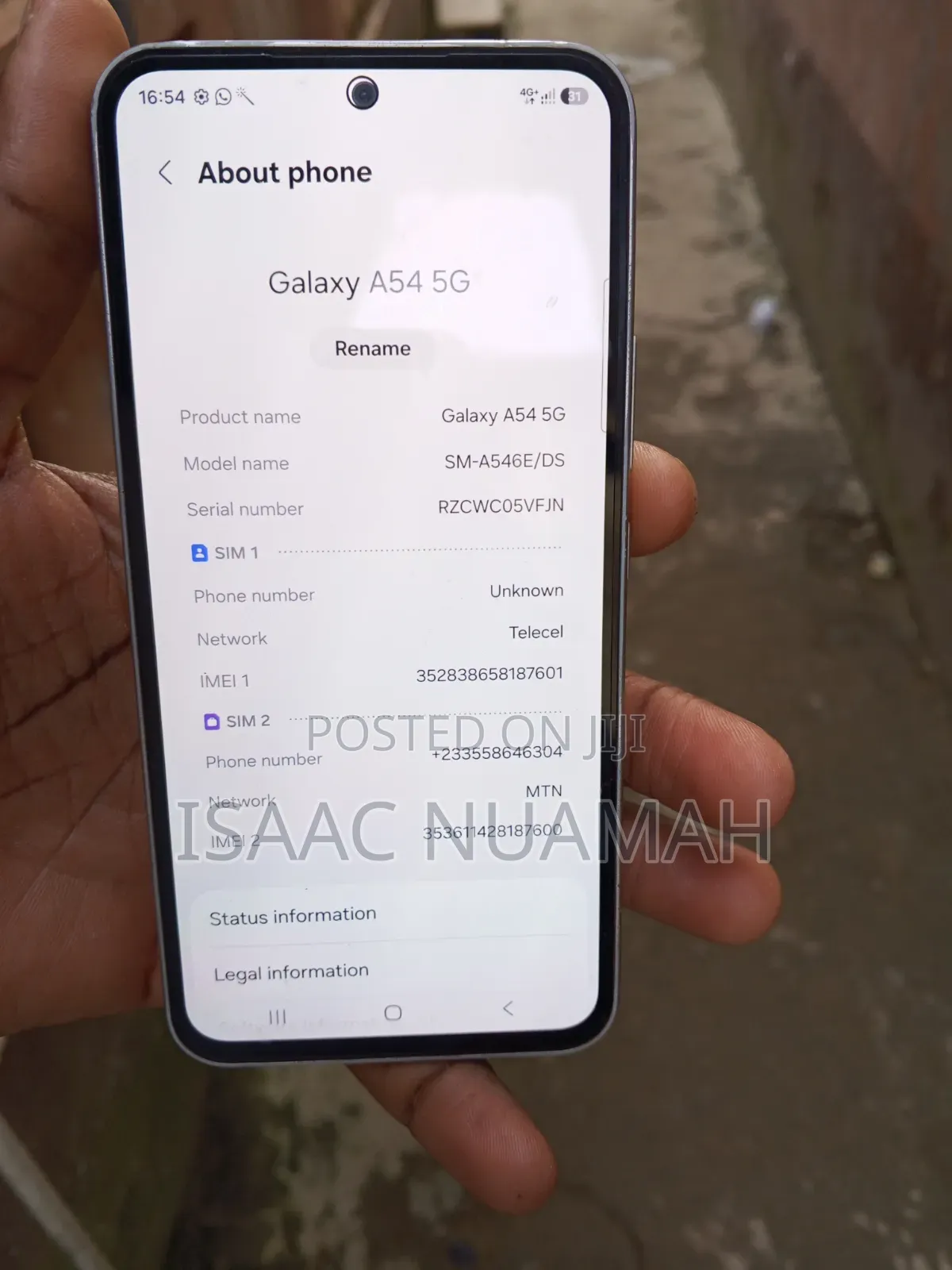 Samsung Galaxy A54 5G 256 GB White
