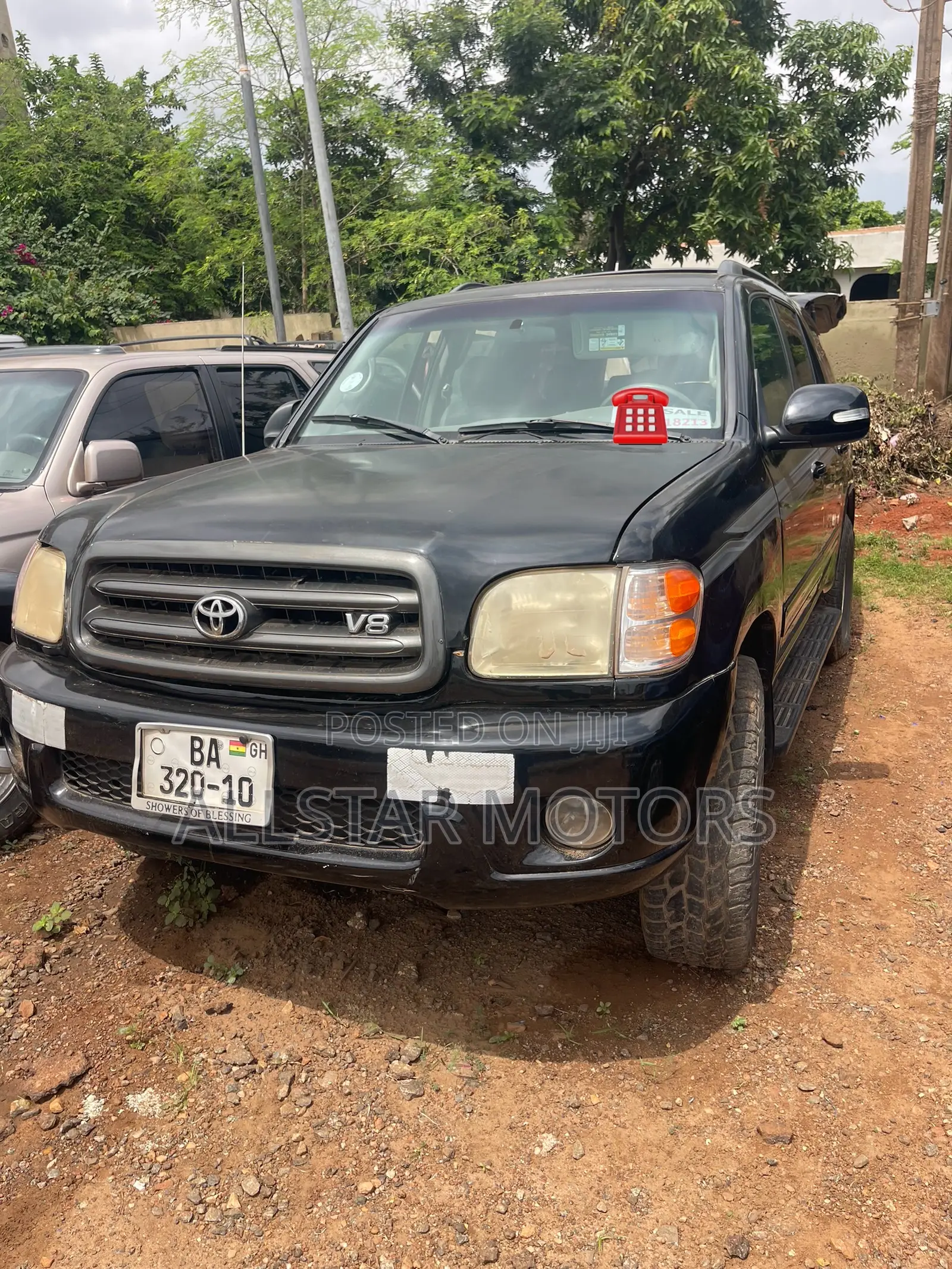 Toyota Sequoia Limited 4dr SUV (4.7L 8cyl 4A) 2003 Black