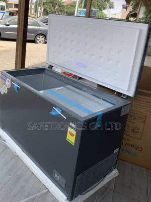 Sealed Grey Nasco NAS-420 380-Liter, Single-Door Chest Freezer