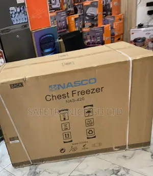Sealed Grey Nasco NAS-420 380-Liter, Single-Door Chest Freezer