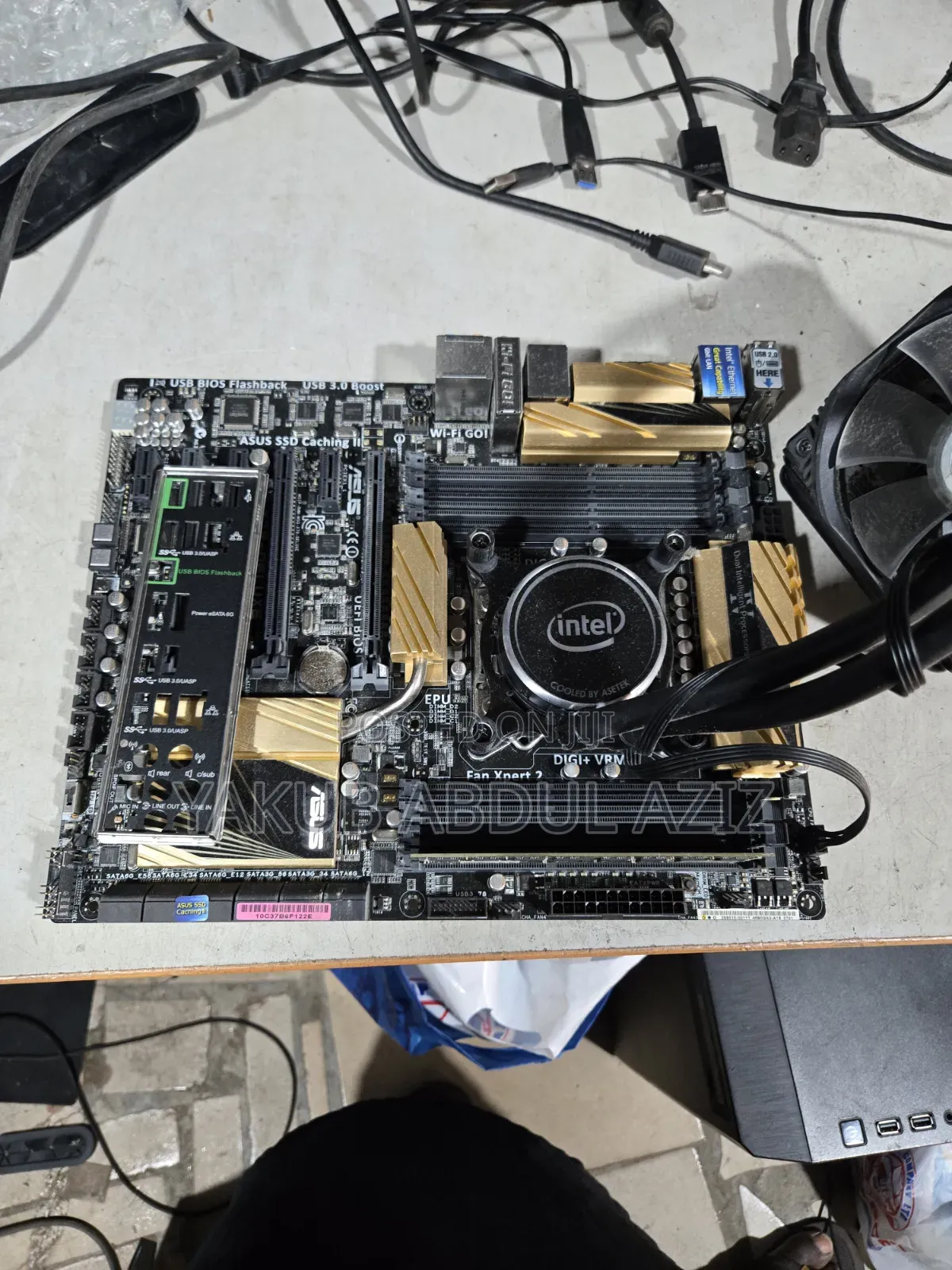 I7 Board and Processor Plus Single Radiator