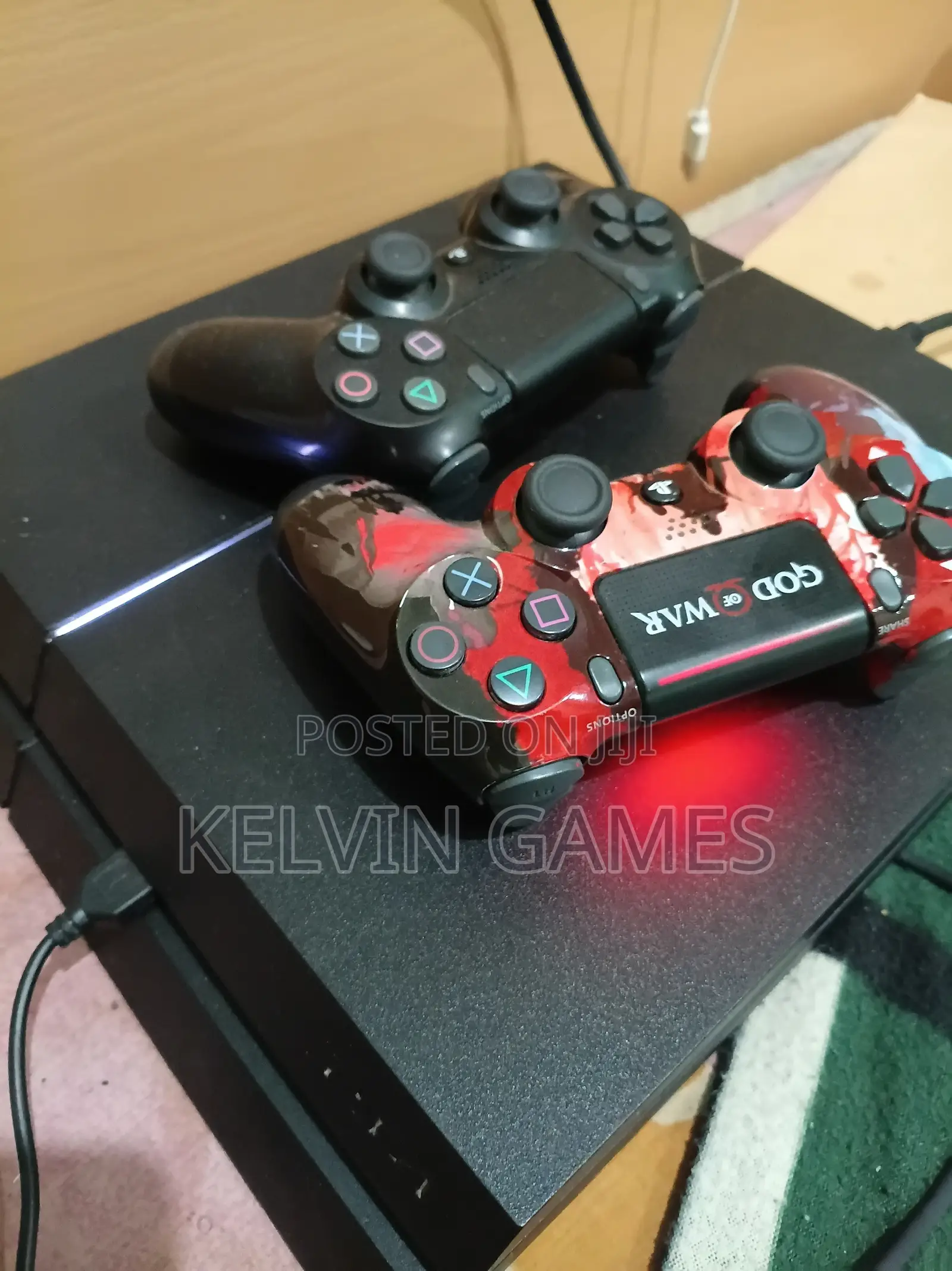 PS4 Standard 1TB With 2 Controllers and Games