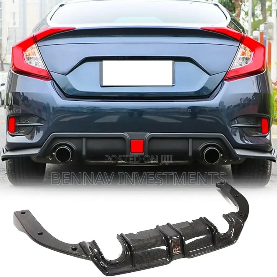 Honda Civic 2016 to 2021 3piece LED Diffuser With Back Lip