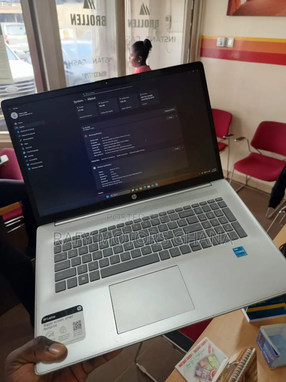 Laptop HP 17-3000 8GB Intel Core i3 SSD 500GB