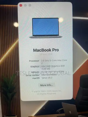 Laptop Apple MacBook Pro 2019 16GB Intel Core i7 SSD 512GB