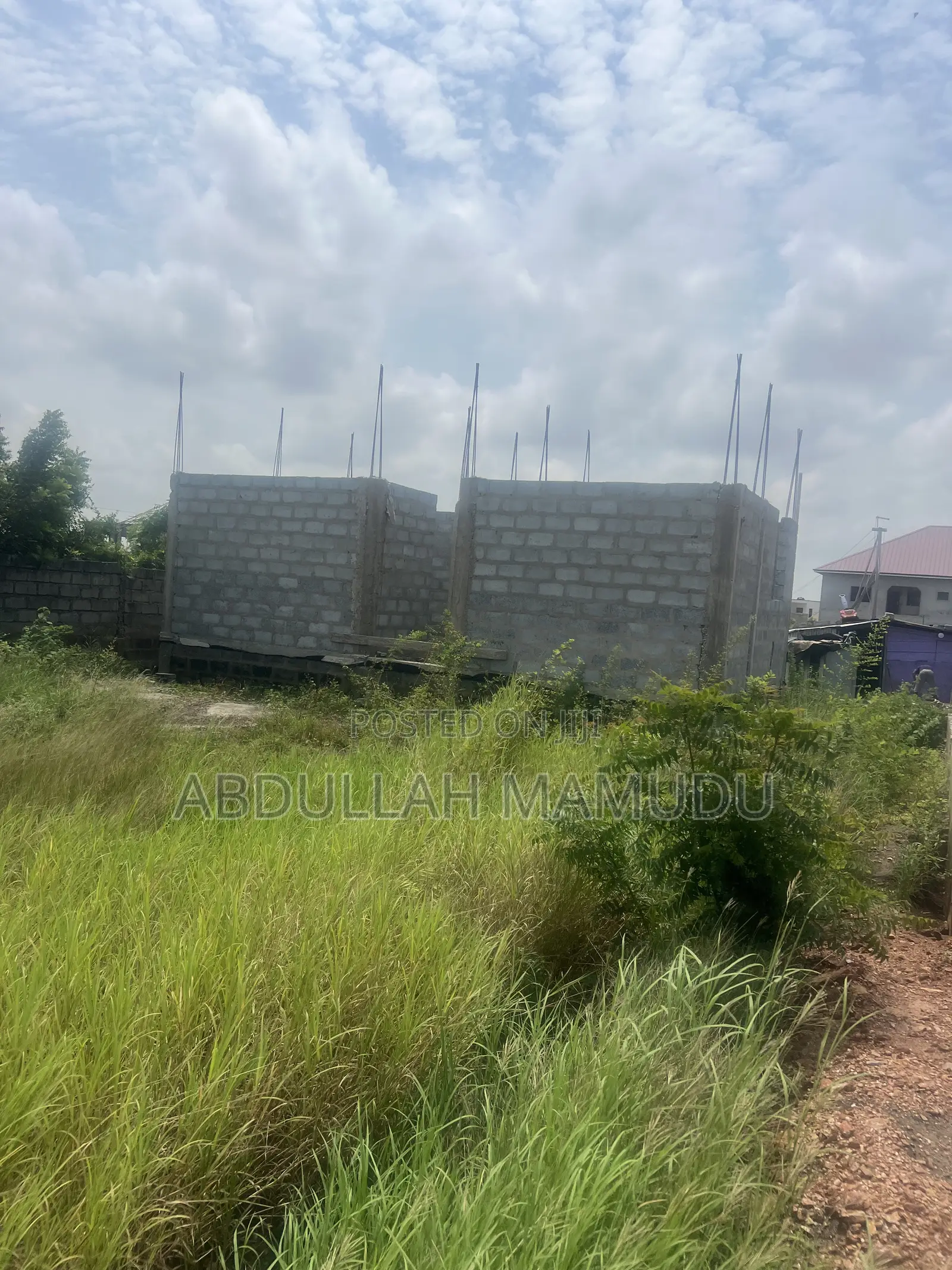 Uncompleted House for Sale at Tema Community 25 Close to the Devtraco