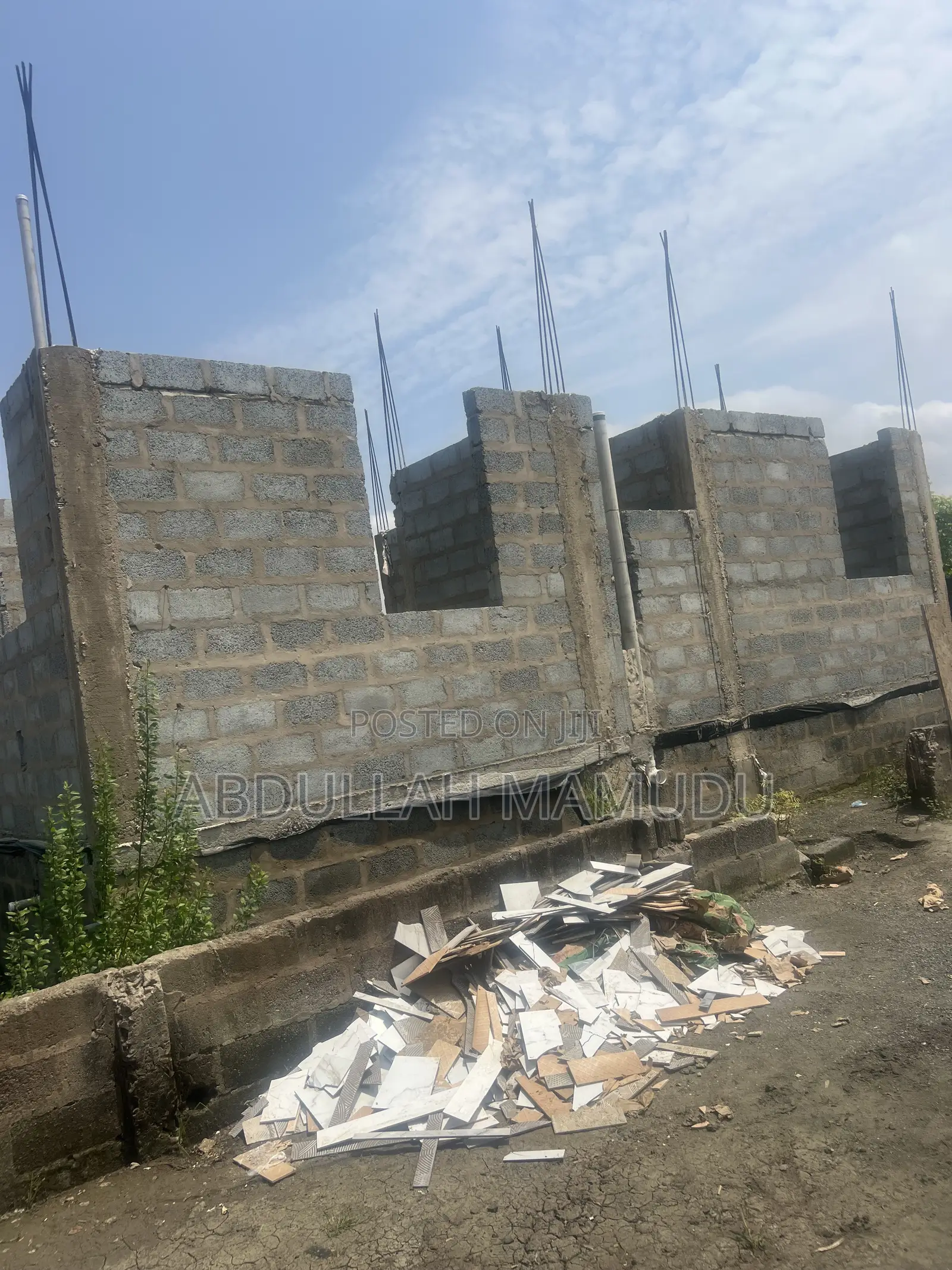 Uncompleted House for Sale at Tema Community 25 Close to the Devtraco