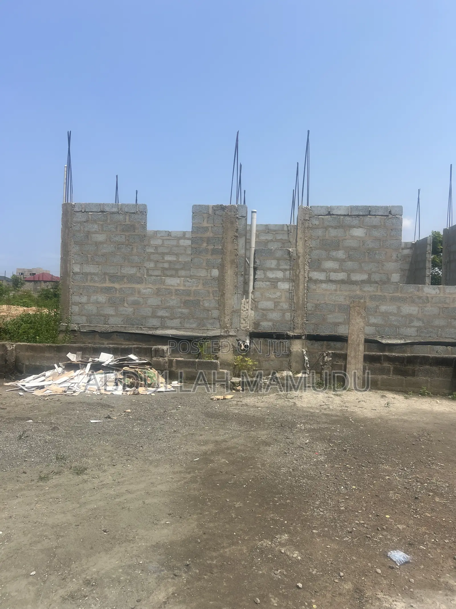 Uncompleted House for Sale at Tema Community 25 Close to the Devtraco