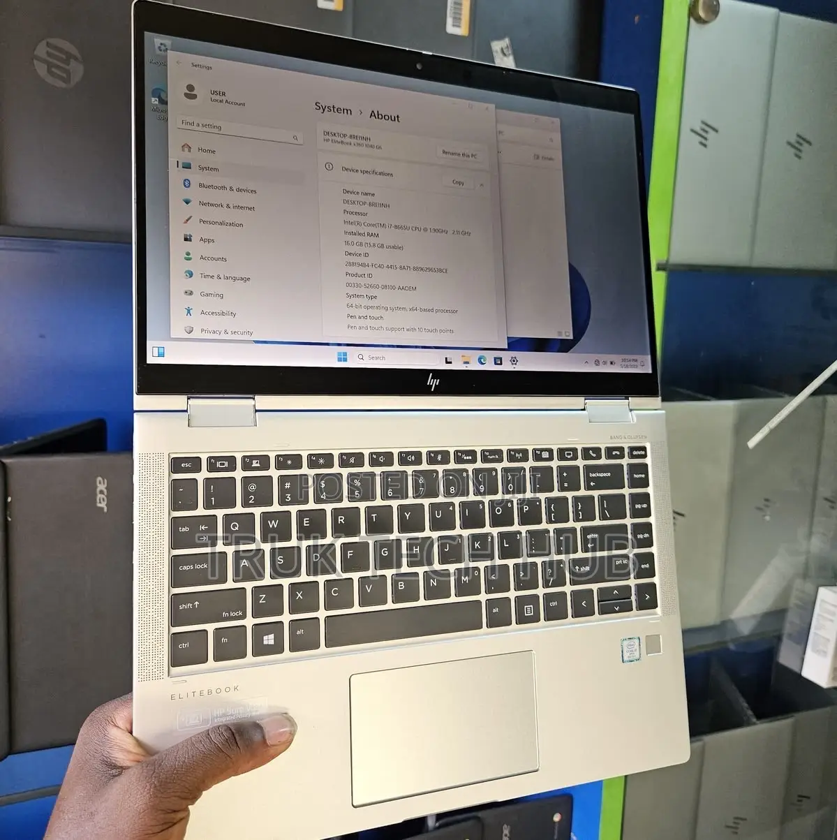 New Laptop HP EliteBook 1040 G6 32GB Intel Core i7 SSD 512GB