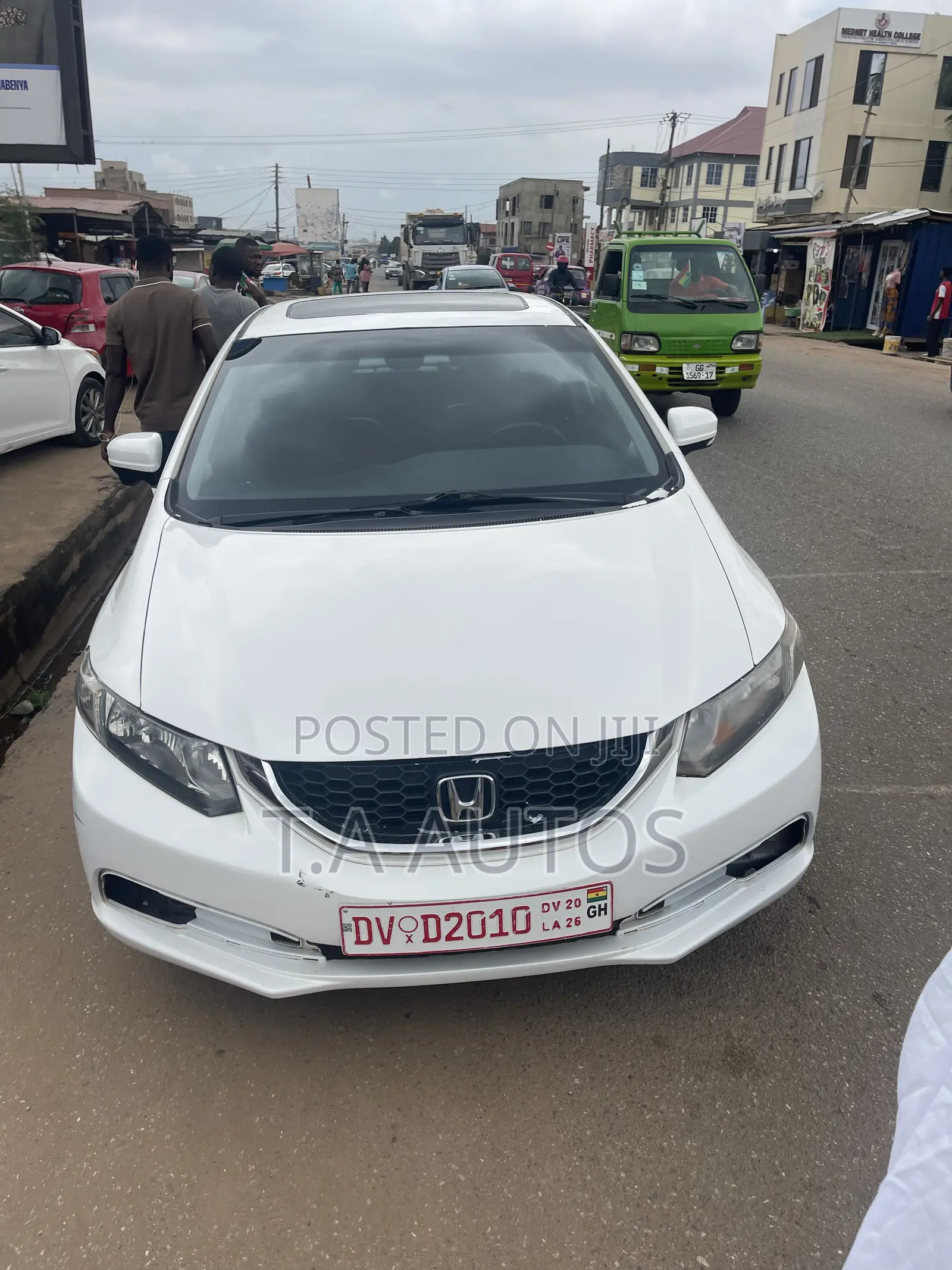 Honda Civic EX-L 4dr Sedan (1.8L 4cyl CVT) 2015 White