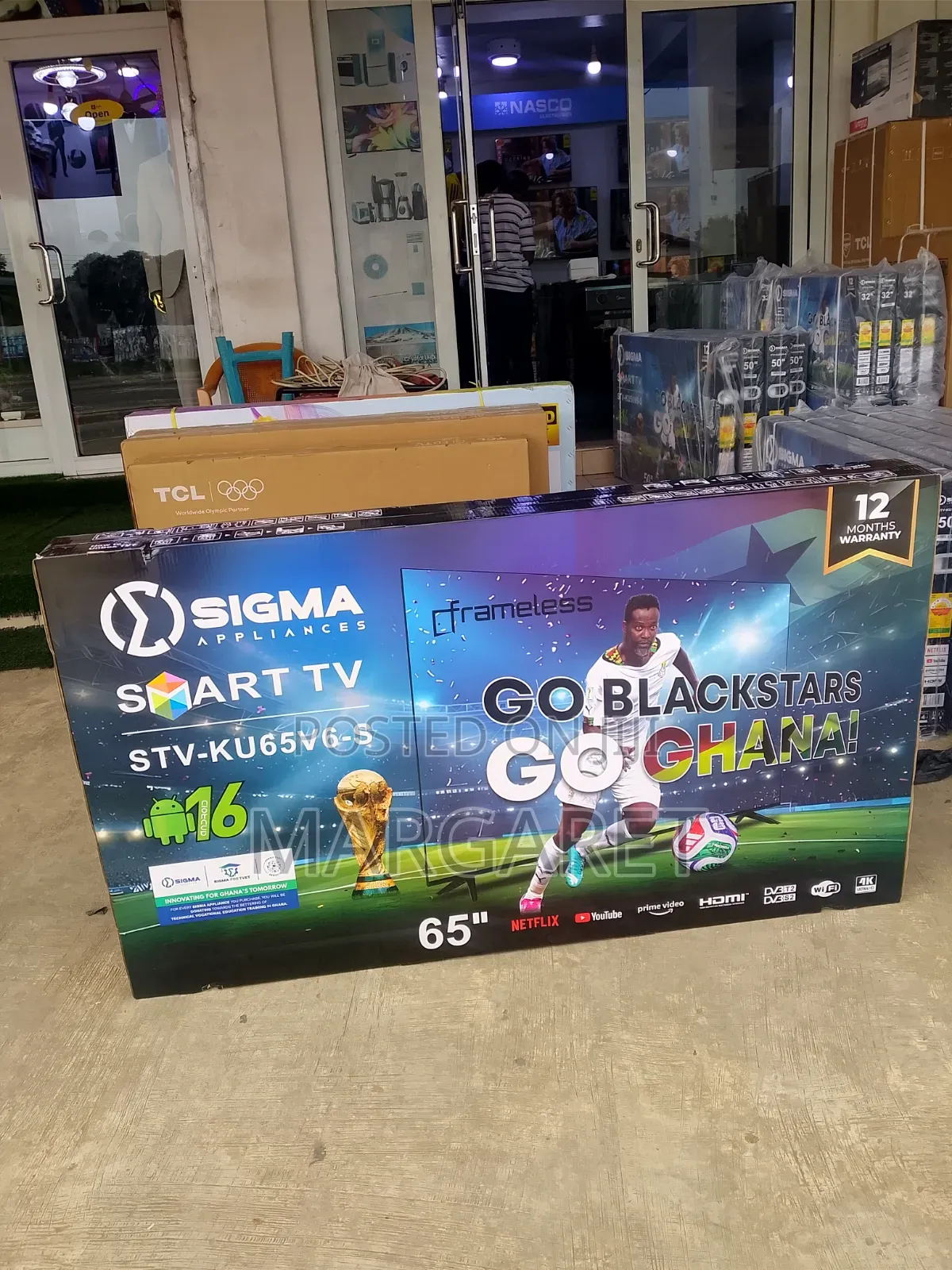 55 Inches Smart Uhd Sigma TV