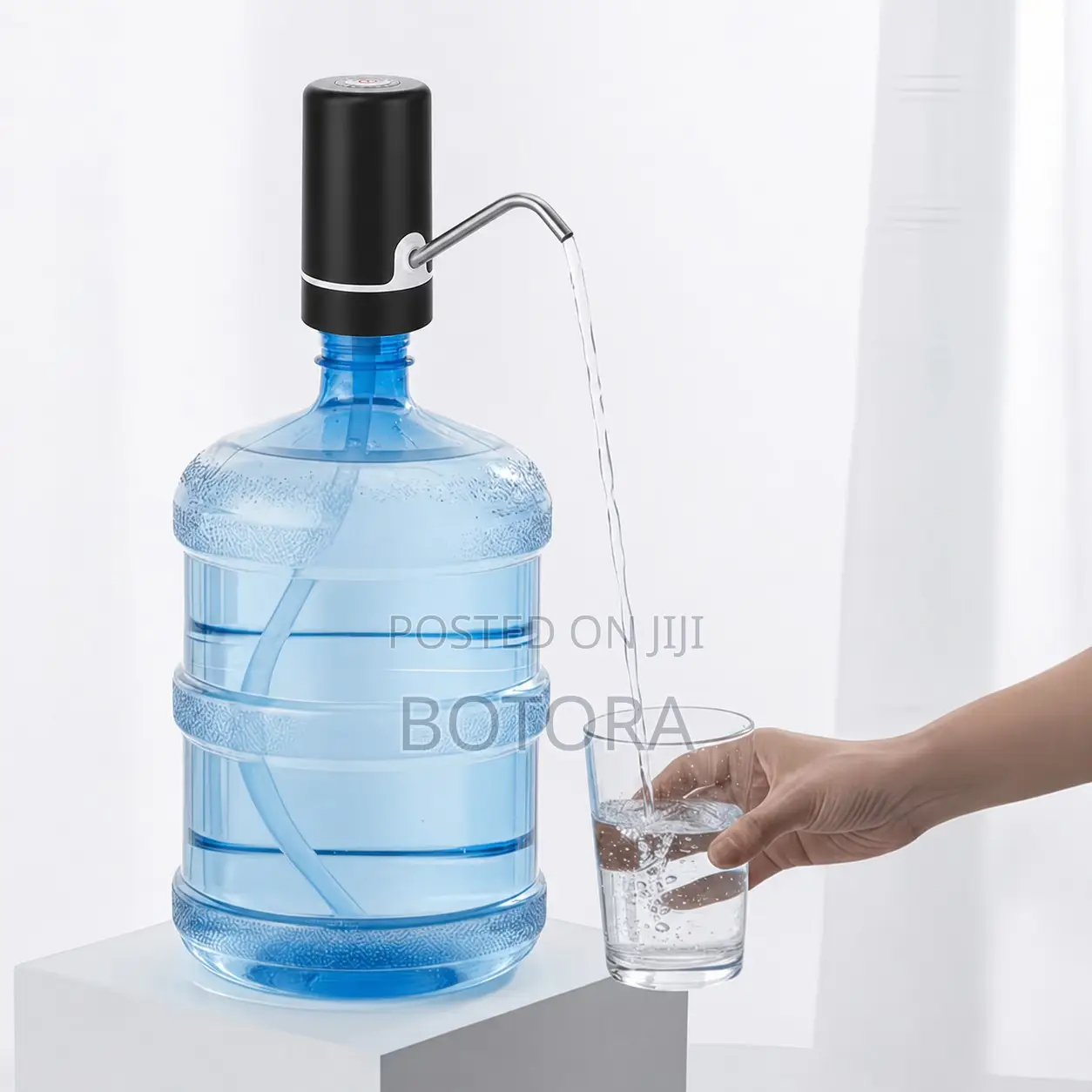 Portable Drinking Water Bottle Dispenser Pump, One-Button