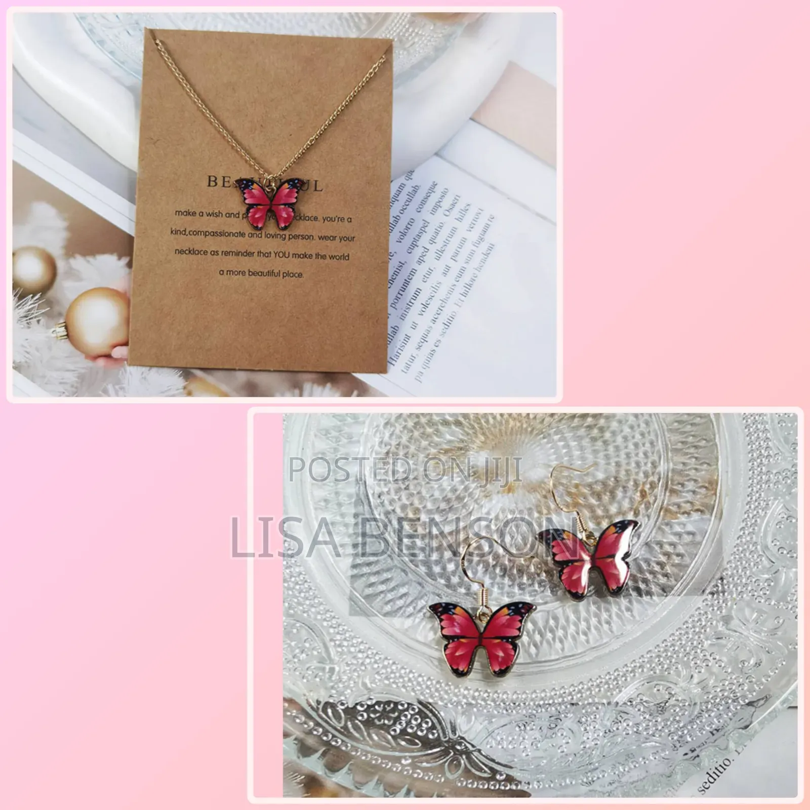 Beautiful Necklace With Earrings