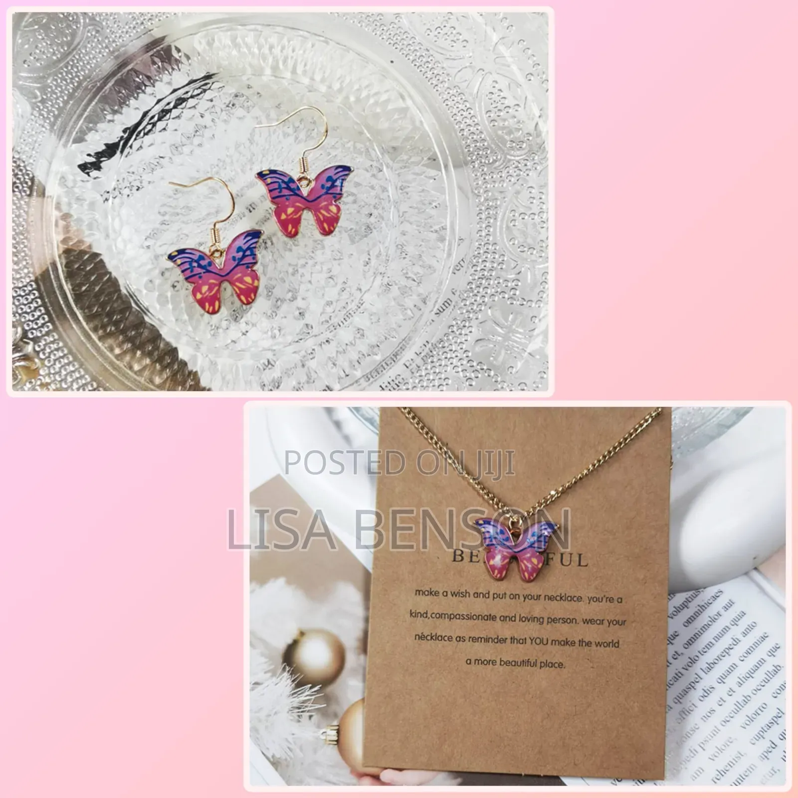 Beautiful Necklace With Earrings