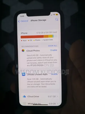 Apple iPhone X 64 GB Black
