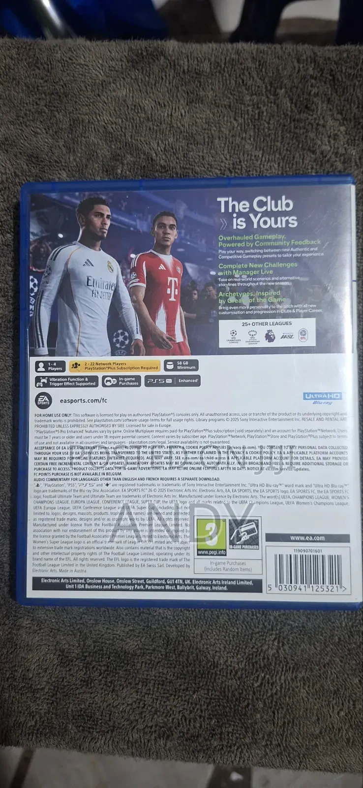 Brand New Ps5 Fc26 Cd