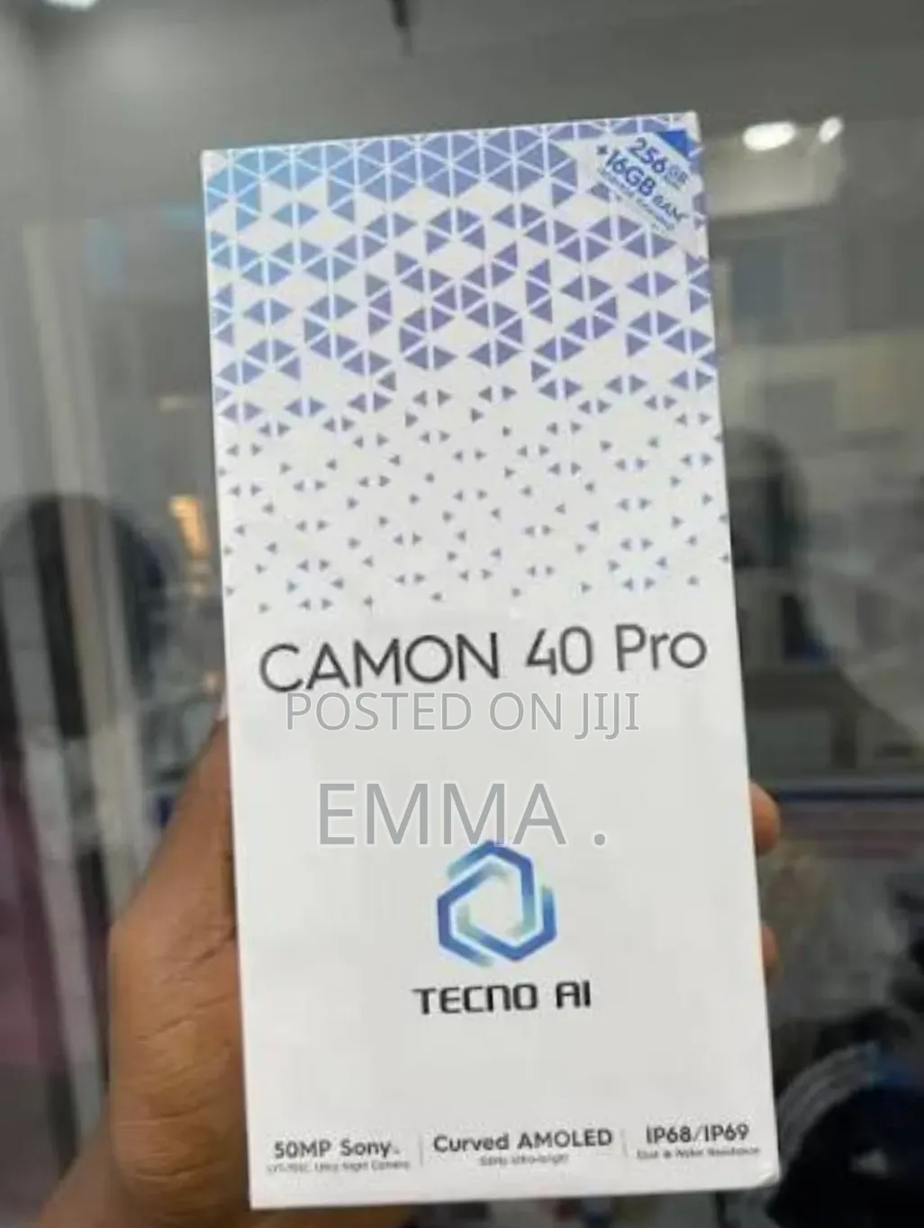 New Tecno Camon 40 Pro 4G 256 GB Black