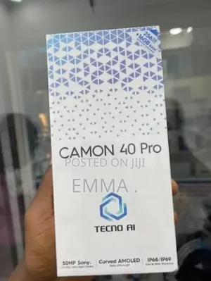 New Tecno Camon 40 Pro 4G 256 GB Black