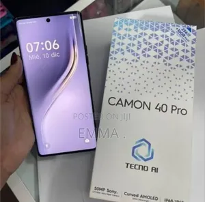 New Tecno Camon 40 Pro 4G 256 GB Black