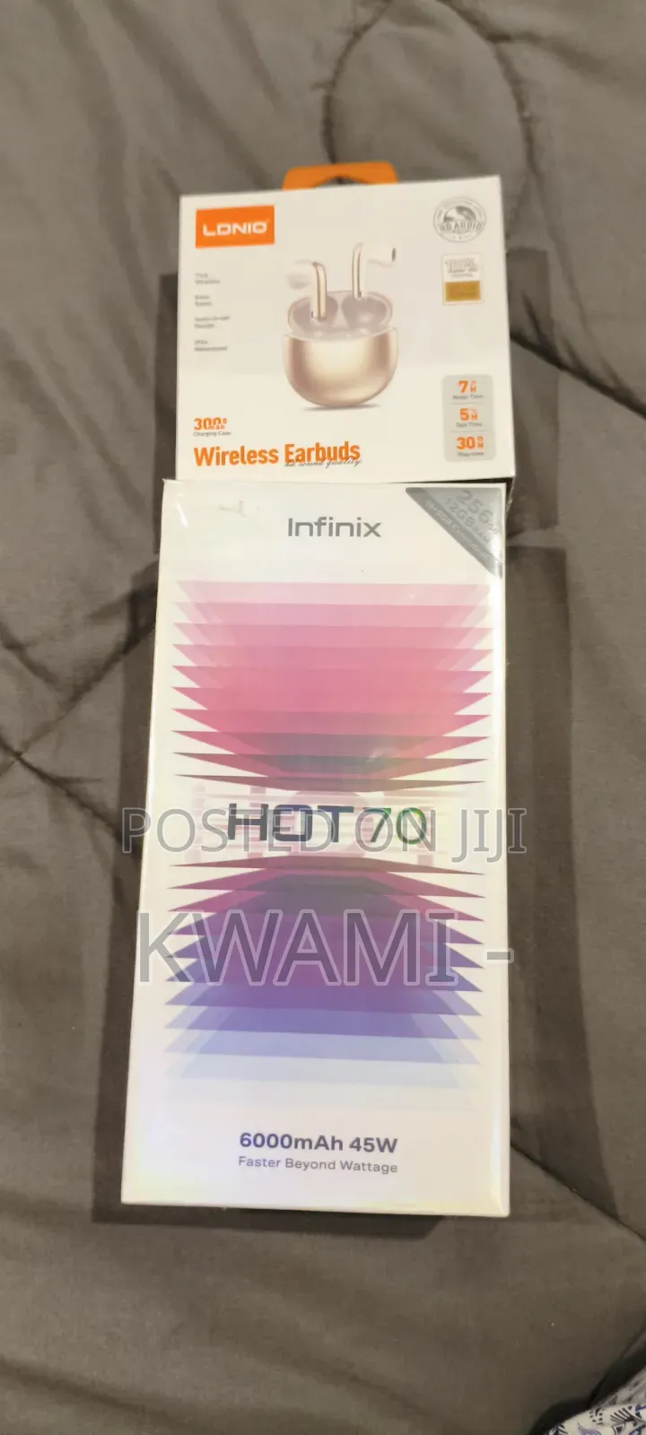 New Infinix Hot 70 256 GB Black