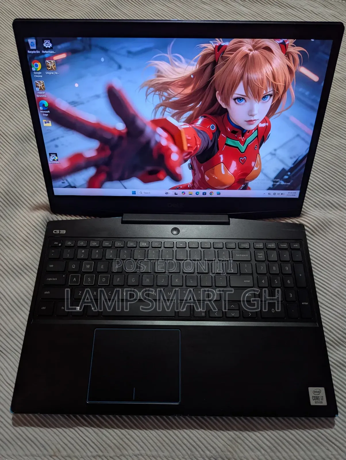 Laptop Dell G3 15 3500 8GB Intel Core i7 SSD 512GB