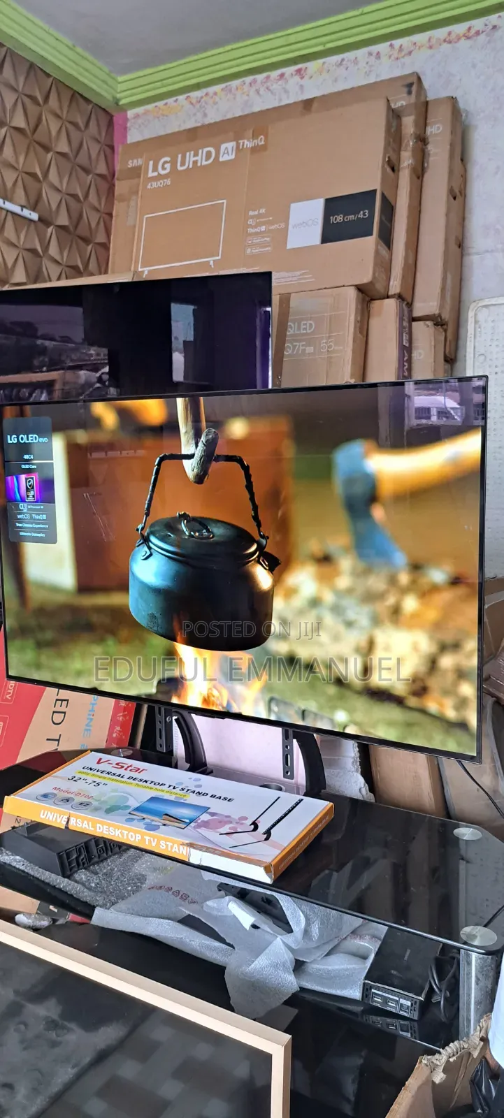 LG 48" Class Oled Evo C4 Ai TV Uhd Smart 144hz